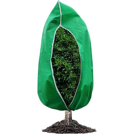 Housse de Protection Contre Le Gel, avec Cordon de Serrage, Respirante, Portable, Chaude, pour, légumes, Petits Arbres, Agrumes, Myrtille,2×2.4m (1/5)