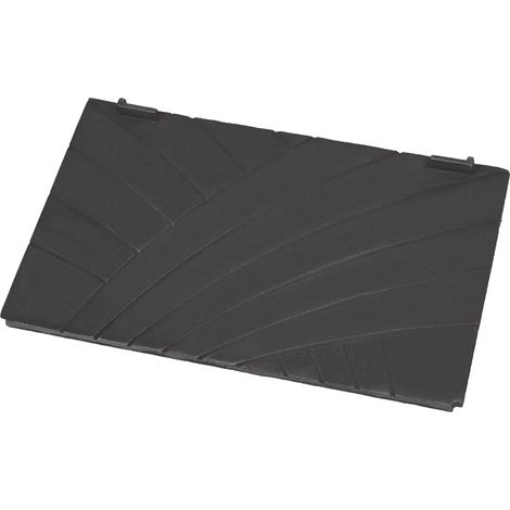 KOTARBAU® Plaque Fonte Pour Cheminée - 47 x 31,5 cm - Anthracite - Décorative - Plaque Fonte pour Insert Cheminée - Résistante à la Chaleur - Motif Zigzag (1/5)