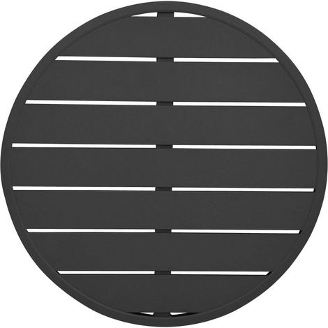 Bolero Tavolo in alluminio nero - 580 mm rotondo (1/5)
