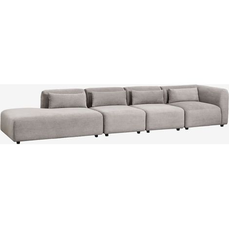 SKLUM 4-teiliges modulares Ecksofa Fogler mit Chaiselongue links                                   