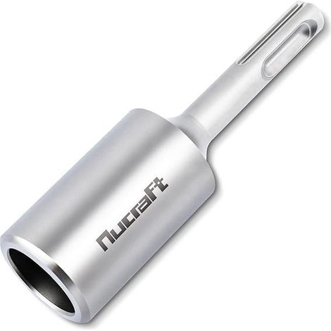 1 - Bouterolle - Tige D'enfoncement - Acier Trempé - Pour Perceuse SDS-Plus - Installation De Piquets De Terre - Gris - 10x2,8cm (1/5)