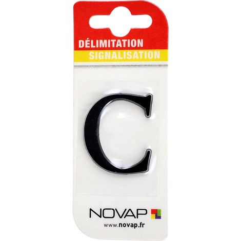 Lettre C Noire Hauteur 25mm - 4620121