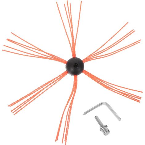 Kit de nettoyage cheminée à perceuse avec brosse métallique épaisse (1/5)