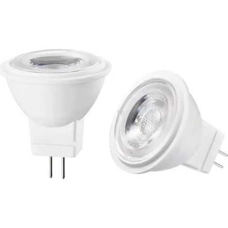 Dimmable GU4 MR11 COB LED lamps – 3 W, 3000 K, equivalent to a 30 W halogen lamp, warm white