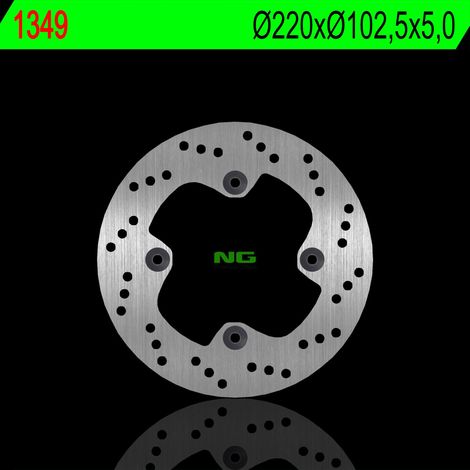 Disco de freno trasero NG para Honda CBR 250 R 2011-12 (220x5mm, orificio 10,5mm)