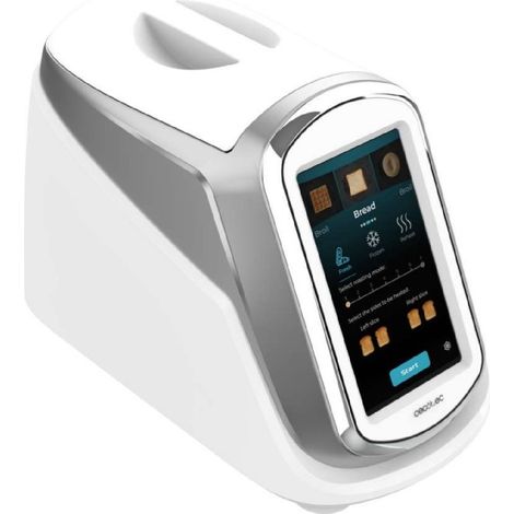 Cecotec Grille-pain Vertical Toastpad Double Connected. Écran Tactile LCD, Télécommande, 1400W, Toast Rapide, Design Sécurisé