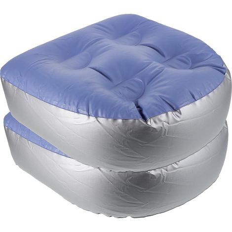 Coussins Rehausseurs pour Fauteuils de Spa Gonflable 2pcs en PVC avec Ventouses, Siège de Bain Multifonctionnel pour Spa et Bain Chaud (1/5)