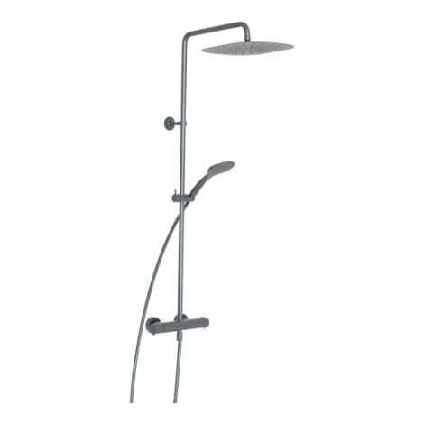 Colonne de douche Thermostatique Métal Brossé - CRISTINA ONDYNA FL48677 (1/2)