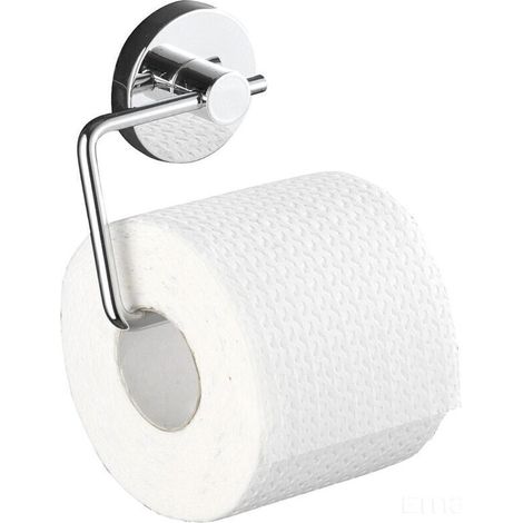 ZOLGINAH Dérouleur papier WC, Fixation Vaccum sans perçage, repositionnable, Chromé (1/4)