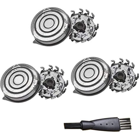 Ulisem Confezione da 3 accessori per il bagno SH50/52 Testine di ricambio per rasoio compatibili con Norelco Serie 5000 (S5xxx), AquaTouch (S5xxx), AquaTouch (AT8xx, AT7xx) e PowerTouch (PT8xx) (1/3)