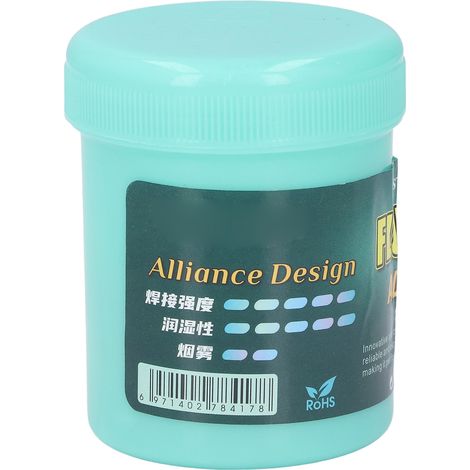 Pâte de flux de colophane écologique pour soudure électronique (cuivre, étain, fer) 100 g (1/5)