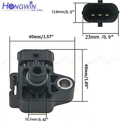 Convient pour le capteur de pression absolue du collecteur Chevrolet 12591290 0261230146 (1/5)