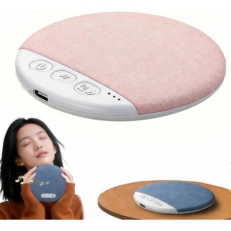 Oreiller haut-parleur à conduction osseuse mini-enceinte pour le sommeil avec bruit blanc et minuterie (1/5)