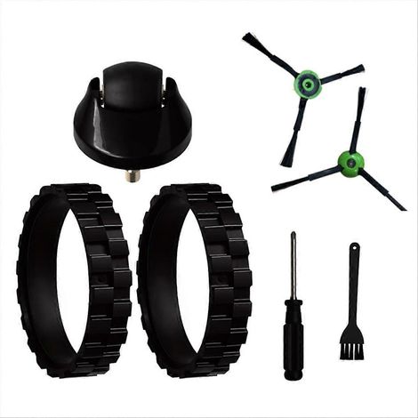 Pour I3 I3+ I4 I6 I6+ roue avant Caster brosses latérales (1/5)