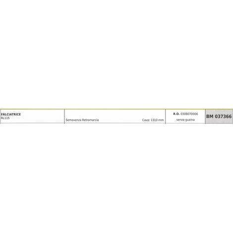 SE REQUIERE ET LECOEUR RL115 inversor cortacésped cable 1310mm cable