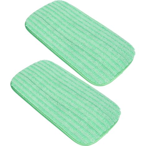 Lot de 2 lingettes de balai en microfibre pour utilisation humide ou sèche, accessoires réutilisables pour balai Swiffer WetJet (1/5)