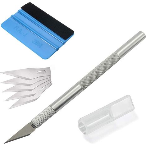 Vinyl Squeegee, Felt Squeegee, Vinyl Film Installation Applicator Kits, Vinyl Film Cutting Tool, Covering Kit Car Window Film Tools