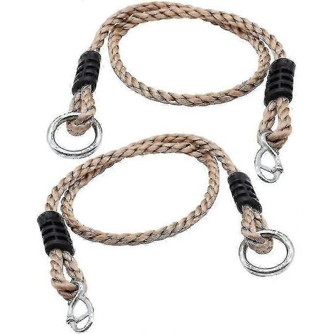 Lot de 2 rallonges de hamac pour arbre à balançoire, sangle de suspension réglable (1/5)