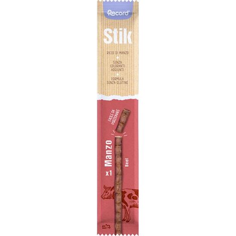 Stik für Hunde reich an Rindfleisch ohne Gluten und ohne Farbstoffe leicht zu portionieren 30 Packungen à 11 g.