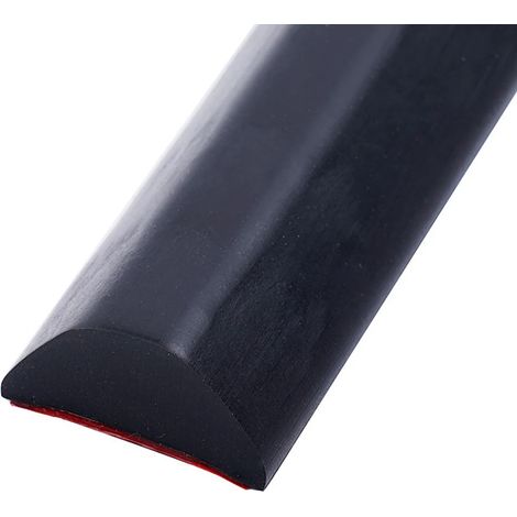 (Black 30cm)Bathroom Retention Water Barrier Strip Silicone Shower Barrier Water Stopper Dry/Wet Separation Silicone Seal Strip (1/4)