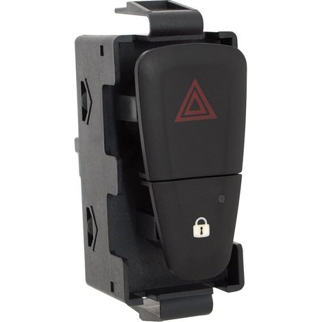 Interruttore luci di emergenza Dacia Dokker 2012 - NERO + blocco porta (1/2)