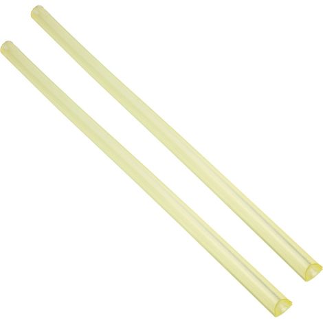 Tige ronde creuse en polyuréthane (PU) jaune de haute qualité, diamètre extérieur 20 mm, alésage 8 mm, longueur 500 mm (1/5)