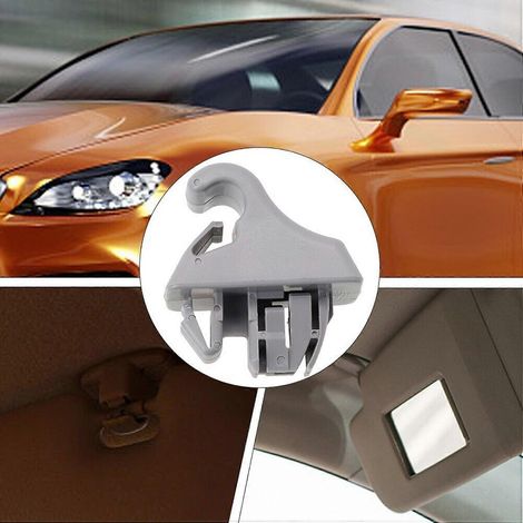 Lot de 10 crochets de fixation gris pour pare-soleil MR779704 MR779705 pour Mitsubishi Montero MK3 Pajero 2000-2006 (1/5)