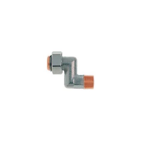 IMI Heimeier S-raccord en cuivre rouge nickelé 3/8 (1/3)