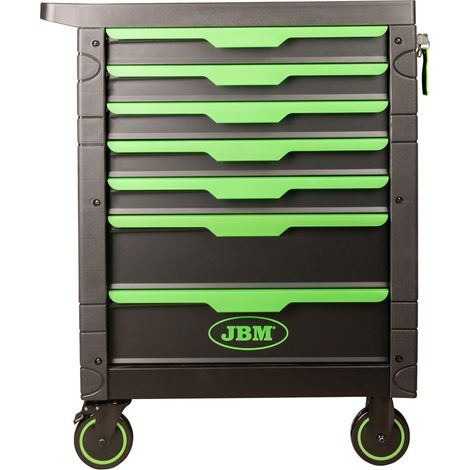 CARRELLO PORTAUTENSILI PORTA ATTREZZI OFFICINA 7 CASSETTI SENZA UTENSILI JBM