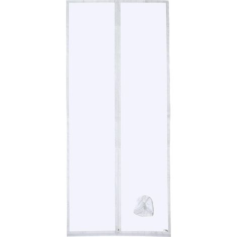 Joint de porte pour climatiseurs mobiles avec rallonge de tuyau cousue pour une performance de refroidissement optimale, une consommation d'énergie réduite, avec fermeture Éclair, 90x210cm (1/5)