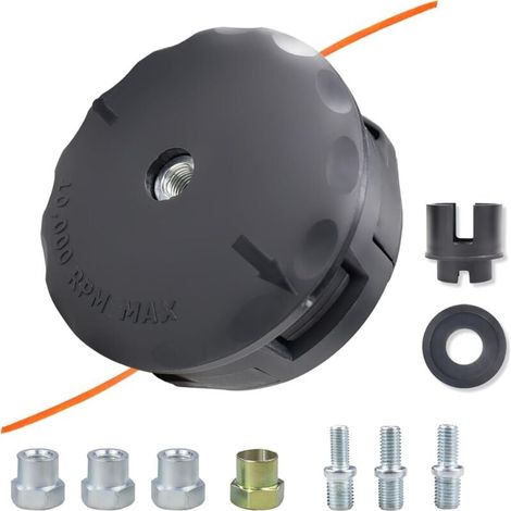 Tête De Coupe Pour Débroussailleuse Système Tap And Go M10 X 1 25 Bobine Fil Universelle (1/4)