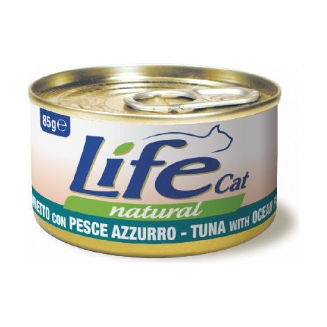 Life Gatto, Natural Lattina 85gr - Tonno e Pesce Azzurro