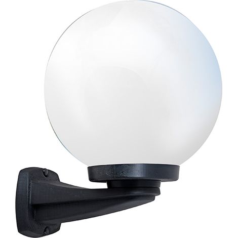 Aplique GLOBE 1xE27 IP55 resina negra (1/3)