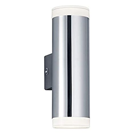 Applique Led Bagno Bi-emissione Luce Cromo Diffusore Bianco Ray GD Trio (1/4)