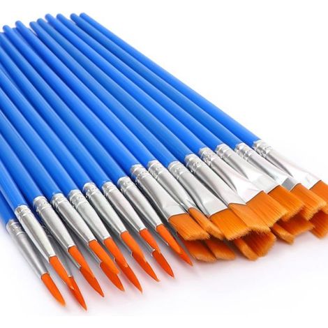 BelleRise - Lot de 30 pinceaux, petits pinceaux pour peinture de précision (1/5)