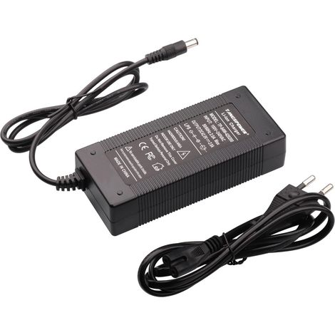 Chargeur de Batterie 36V 2A 42V Chargeur pour vélo électrique Batterie 36V avec XLR la Connexion 3 Broches (Noir) (1/5)