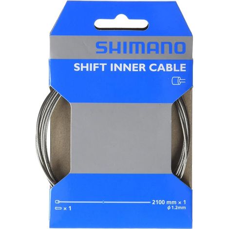 Shimano Schaltzug 1,2 mm x 2100 mm verzinkt (1/3)