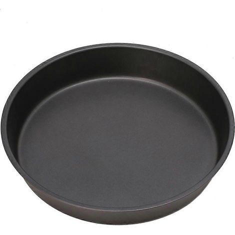 Neue runde, tiefe Pizzaform, antihaftbeschichtet, 24 cm, Stahl