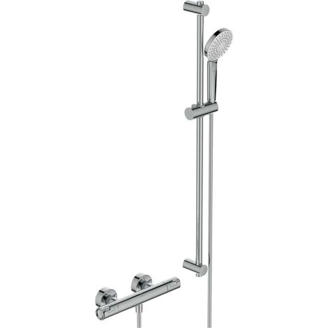 Ideal Standard CeraTherm - Conjunto de ducha T50 con termostato, 3 chorros, cromo A7218AA (1/3)