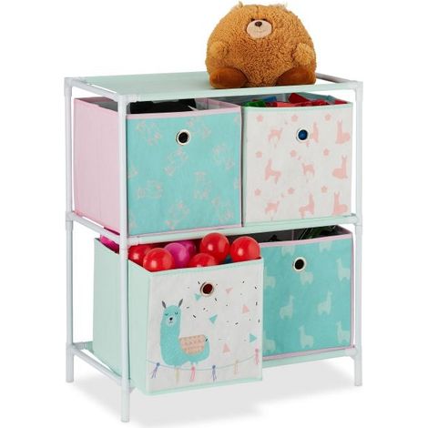 Scaffale per bambini lama con cassetti (1/5)