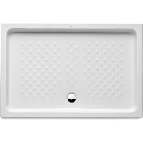 Roca – Receveur de douche rectangulaire en porcelaine – Dimensions 900x720 mm – Profondeur 80 mm – Installation autoportante – Écoulement 90 mm (1/3)
