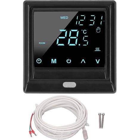 Contrleur de température intelligent cran tactile LCD APP Télécommande Bluetooth Thermostat intelligent AC85V250V (1/5)