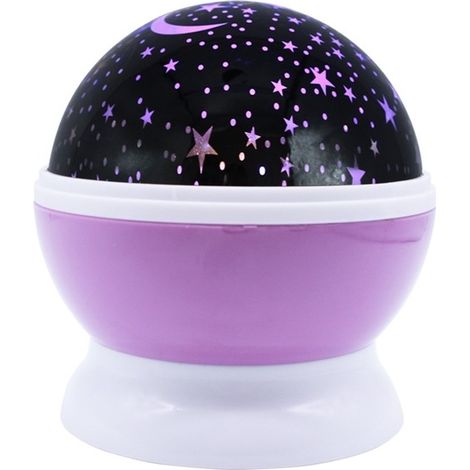 Lampe de table avec projecteur galactique, lune, veilleuse, USB pour enfants (1/5)