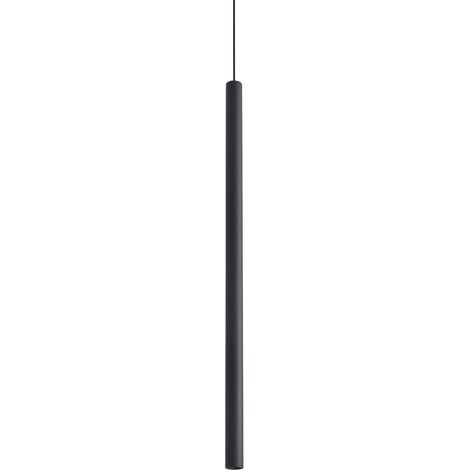 Ideal Lux Sospensione Look 1 luce LED integrato nero vetro metallo