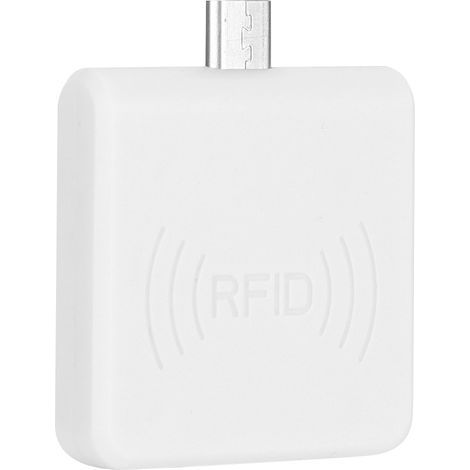 Mini-Kontaktloskartenleser, Handy-ID-Adapter, intelligenter Micro-USB-Konverter (weiß) (1/5)