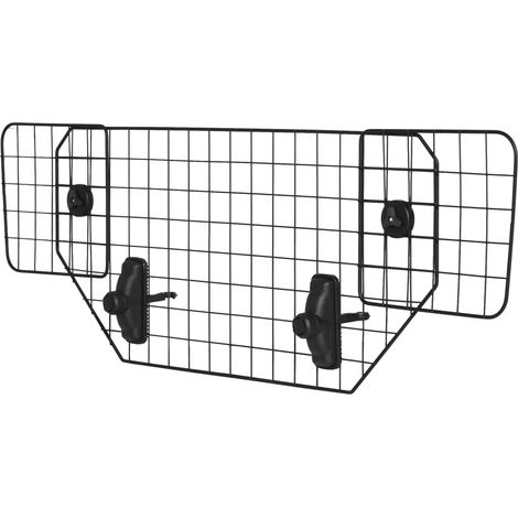 Universelles Hundegitter, selbstjustierende Sicherheitsbarriere 90–120 cm, schwarz