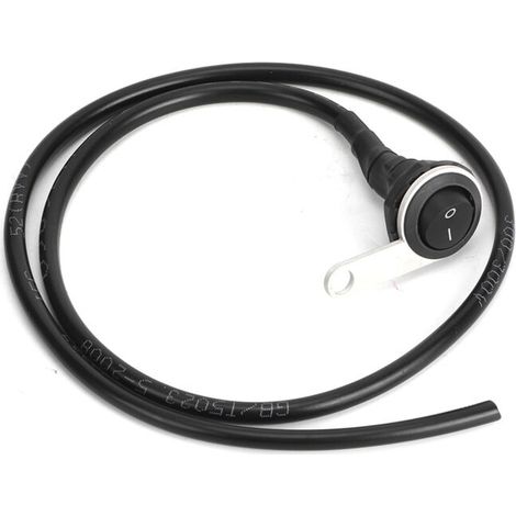 Projecteur étanche en acier unique, interrupteur d'éclairage de guidon pour moto et vtt, Modification 22mm (1/5)