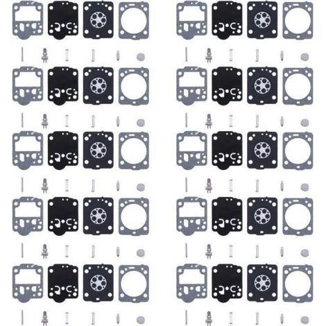 10 Kit carburateur, Diaphragme Zama RB-149, Pièce détachée, Pour tronçonneuse Husqvarna Jonsered (1/4)