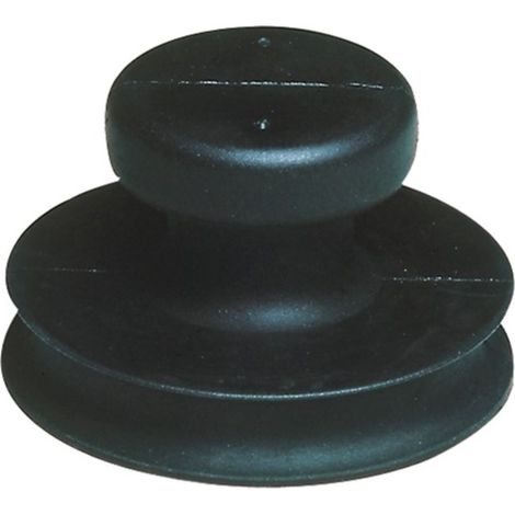 VERIBOR ventosa de goma maciza capacidad de carga 15 kg Ø cabeza 80 mm - 609.0