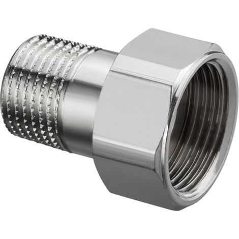 OVENTROP Raccord DN 15, R 1/2 AG / ÜM G 3/4 IG, à joint plat vers le radiateur, 1019394 (1/2)